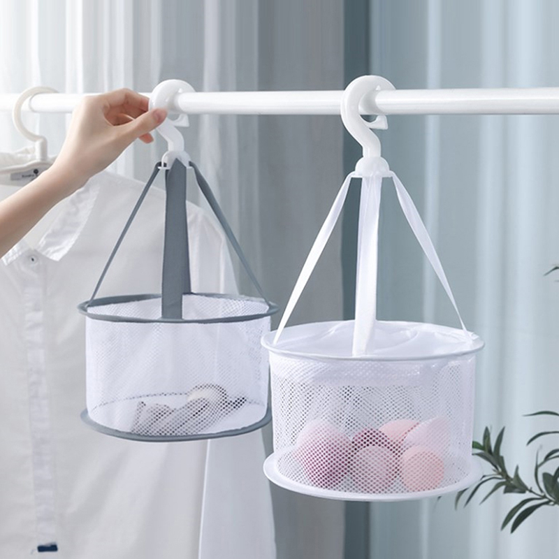 Beauty Makeup Egg - 【乾燥ラックハンギングバスケットビューティーエッグ乾燥ネットバッグ吊り下げ可能なメイクブラシ収納ラック収納オーガナイザー】