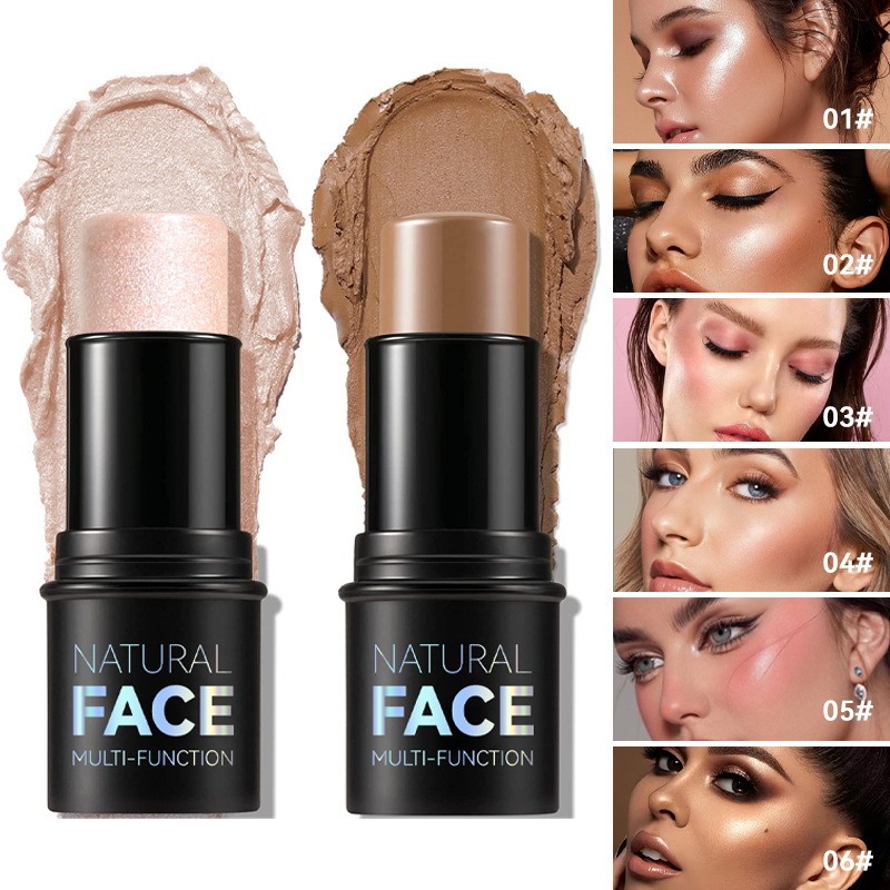 Beauty Gems Makeup - フェイスパールストーンハイライタースティック輪郭シェーディング持続頬立体美白肌赤面イルミネーターメイクアップ化粧品