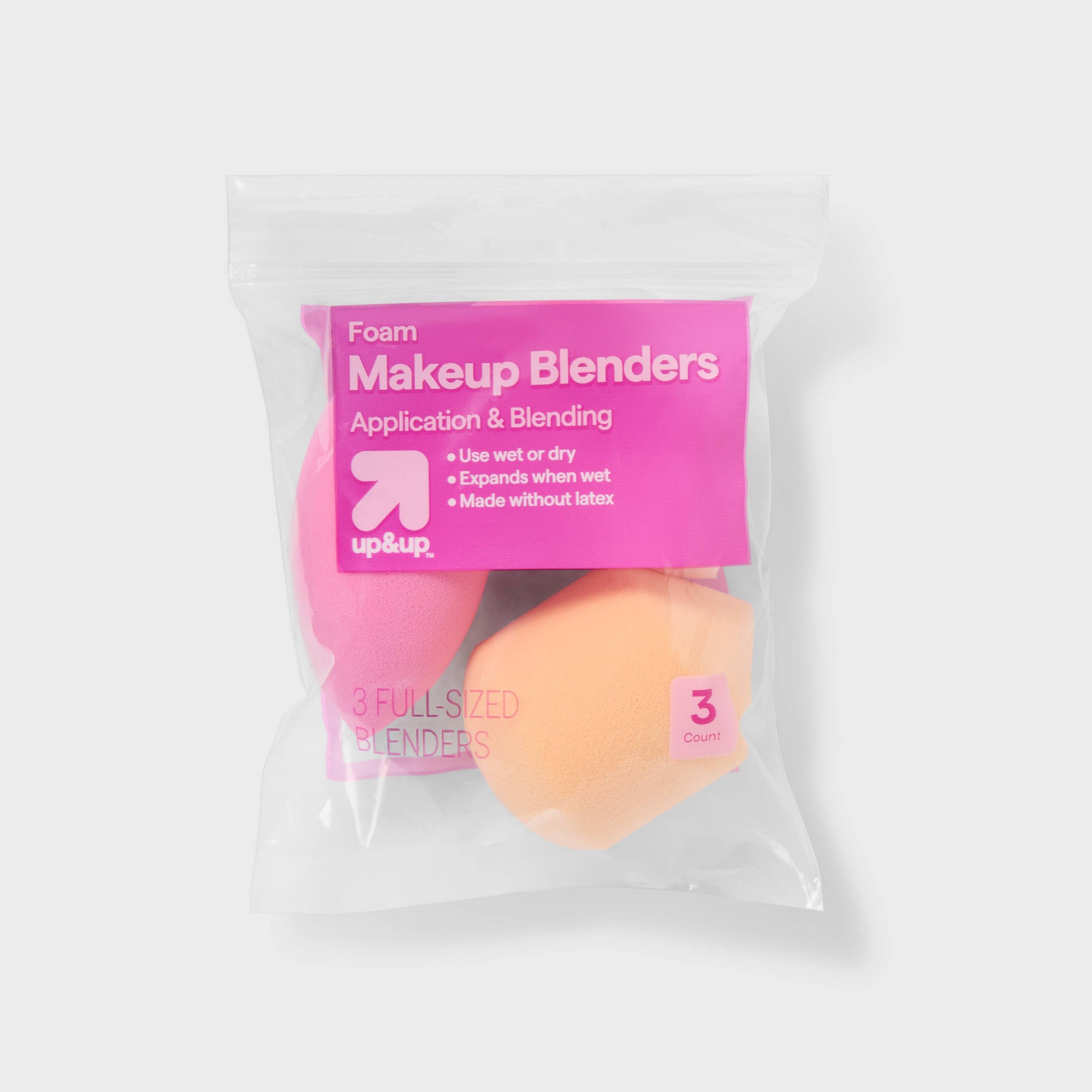 Cosmetic Sponge - 3ctアソートシェイプメイクアップブレンダースポンジセット、ソフトフルサイズ化粧品アプリケーター（ファンデーションブレンディング用）