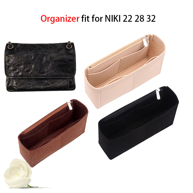 Ysl Beauty Makeup Bag - インサートオーガナイザー NIKI 22 28 32 ショルダーバッグ、バッグインナー財布ライナー組織に適合