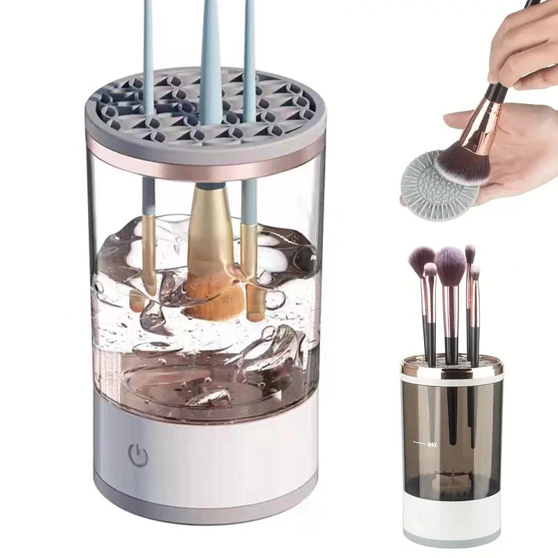 自動電動メイクブラシクリーナー USBプラグ式 ポータブルア - Makeup Brush Set のレビューと価格