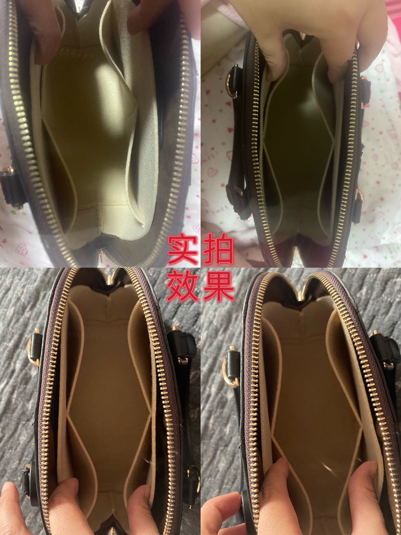 Ggためophidiaシェルバッグ財布挿入オーガナイザー化粧 - Ysl Beauty Makeup Bag のレビューと価格