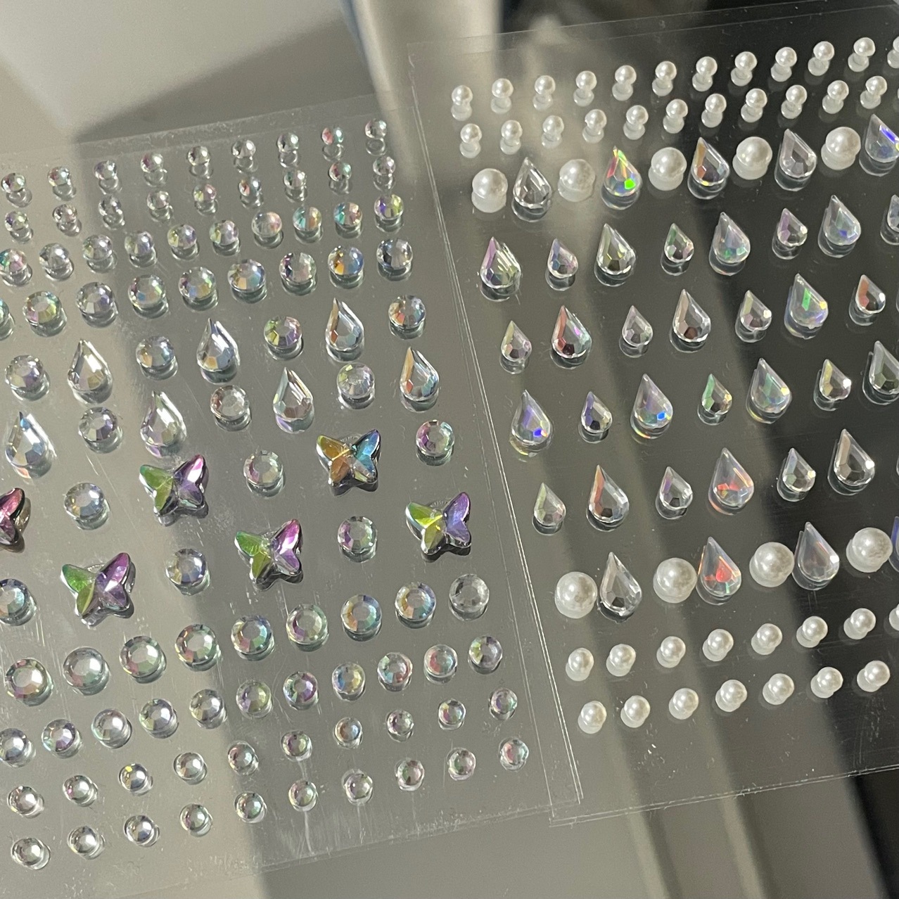 3DスパークルクリスタルダイヤモンドステッカーDIY携帯電話 - Beauty Gems Makeup のレビューと価格