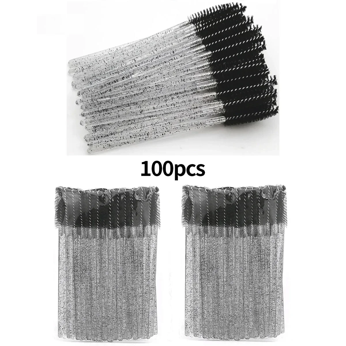 卸売 100 個使い捨てまつげブラシ Spoolies マイ - Makeup Brush Set のレビューと価格