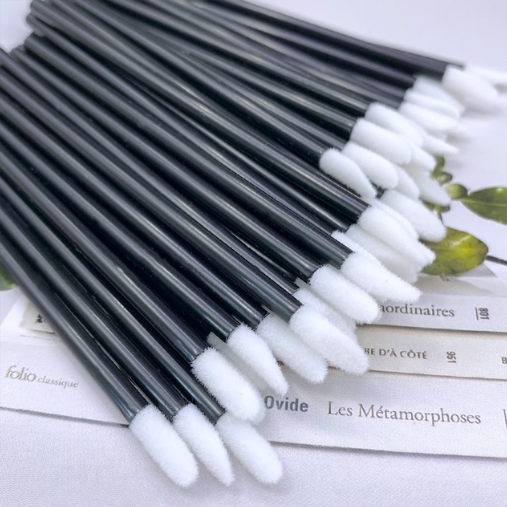 100 個使い捨てリップブラシまつげエクステンションメイクブ - Makeup Brush Set のレビューと価格