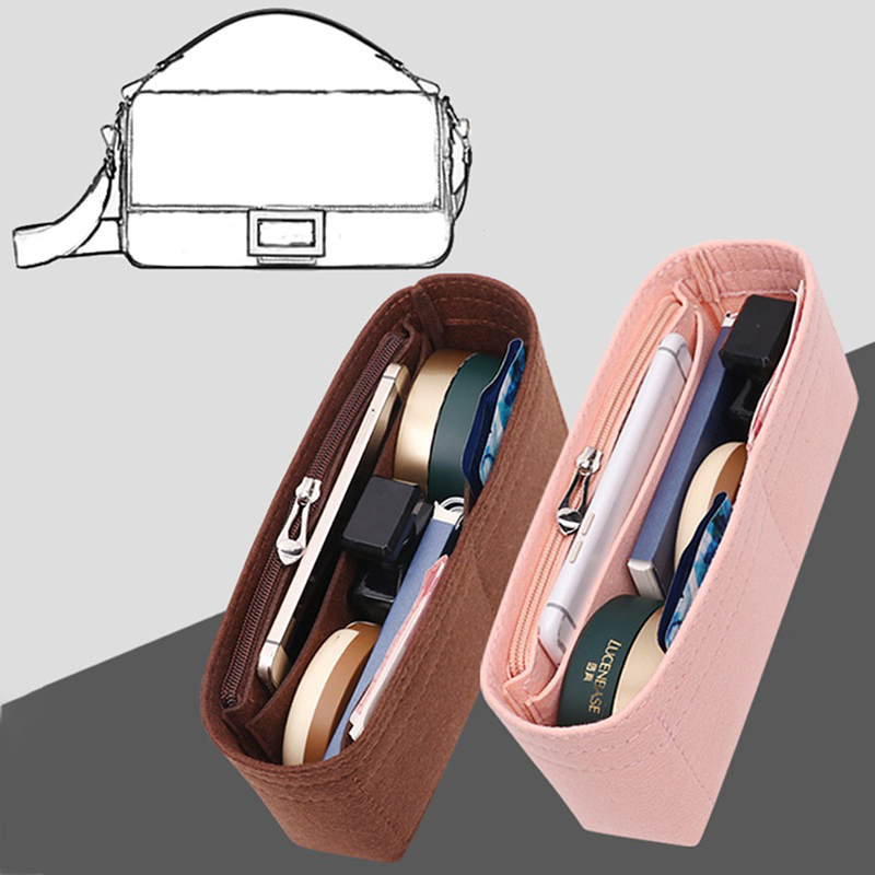 フェルトインサートバッグオーガナイザー、メイクアップオーガナ - Ysl Beauty Makeup Bag のレビューと価格