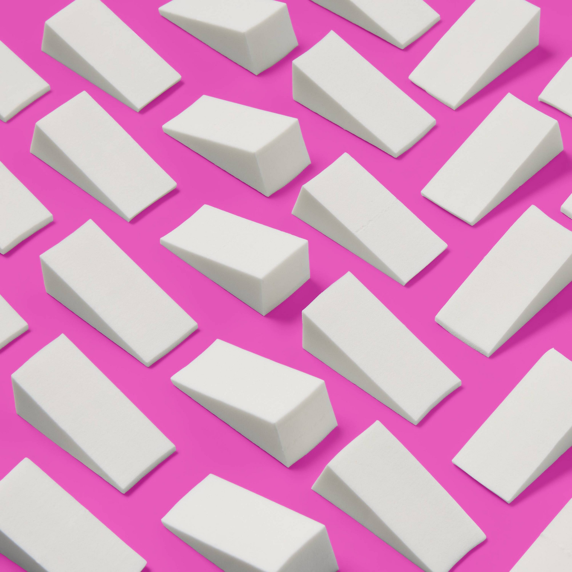 64個入りラテックスフリーフォームコスメティックウェッジ、白 - Cosmetic Sponge のレビューと価格