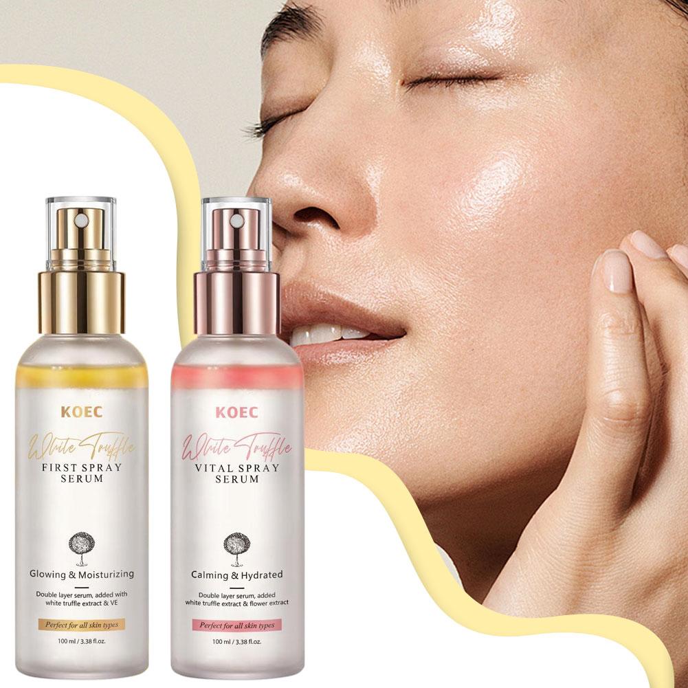 KOEC ホワイトトリュフ ダブルレイヤーセラムスプレー、V - Setting Spray のレビューと価格