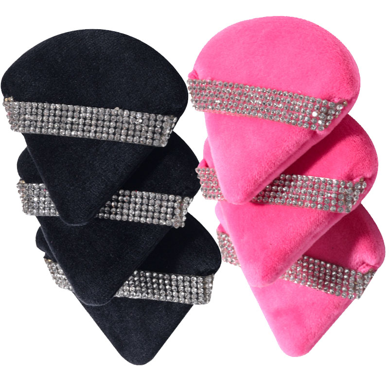 3 個ダイヤモンドトライアングルパウダーパフフェイスメイクツ - Beauty Gems Makeup のレビューと価格