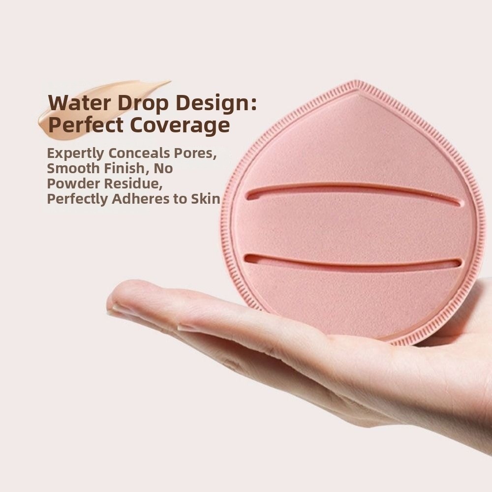 水滴型メイクアップパフ 超厚手ソフト質感 化粧パウダーパフ  - Cosmetic Sponge のレビューと価格