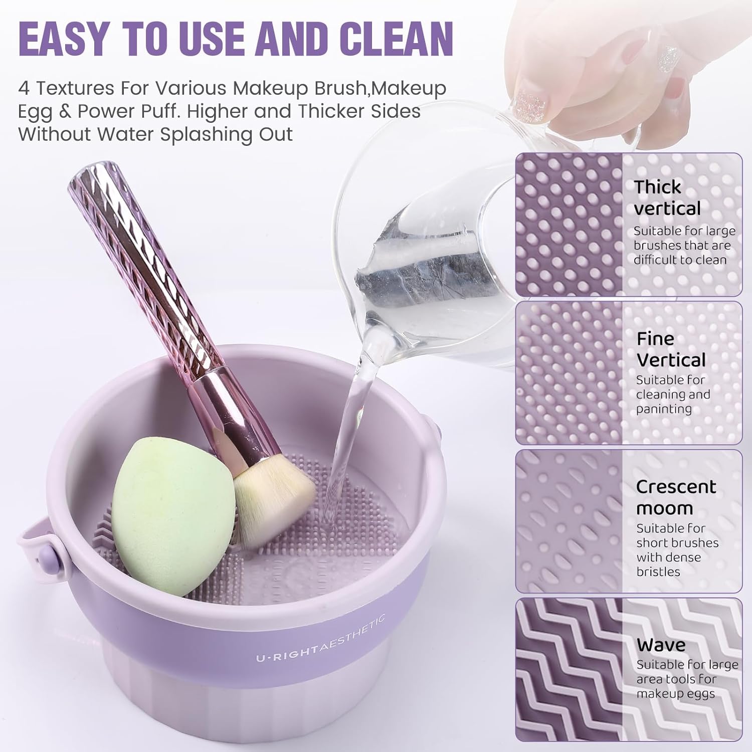 メイクブラシ洗浄ボウルビューティーエッグ洗浄ツール収納セット - Makeup Brush Set のレビューと価格