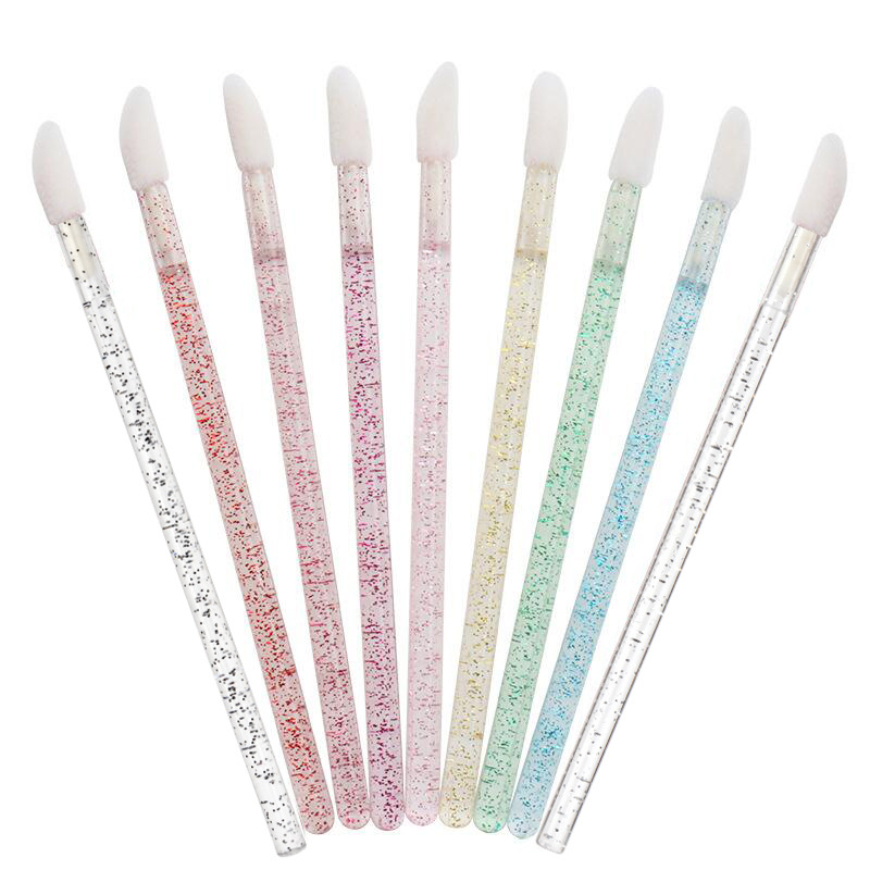 クリスタルポール使い捨てリップブラシセット 50 個ポータブ - Makeup Brush Set のレビューと価格