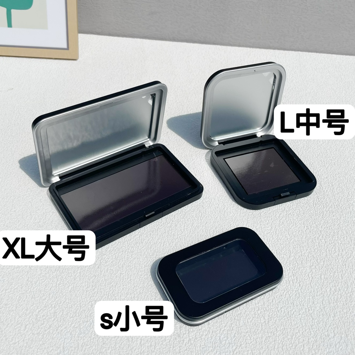 鏡付きアイシャドウ化粧箱,空,磁気化粧品,ポータブルパレット - Eyeshadow Glitter Pigment のレビューと価格