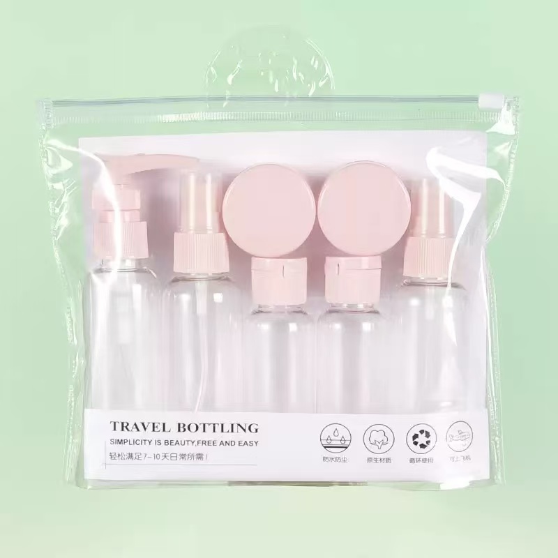 7個入りトラベルボトルバッグ洗浄セット、化粧品シャンプーボデ - Setting Spray のレビューと価格