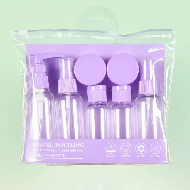 7個入りトラベルボトルバッグ洗浄セット、化粧品シャンプーボデ - Setting Spray のレビューと価格