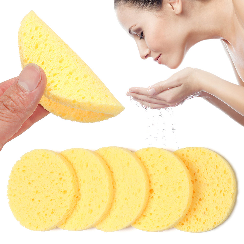 10 個 6-9 センチメートルイエローフェイスラウンドメイ - Cosmetic Sponge のレビューと価格