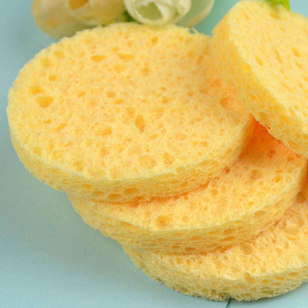 10 個 6-9 センチメートルイエローフェイスラウンドメイ - Cosmetic Sponge のレビューと価格