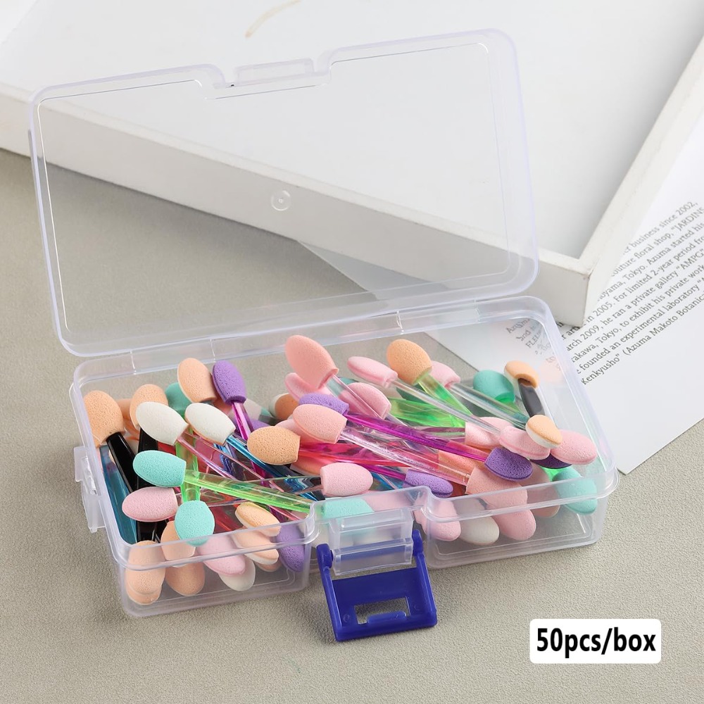 Fcozpjk 50個入り クロームネイルパウダーアプリケー - Eyeshadow Glitter Pigment のレビューと価格