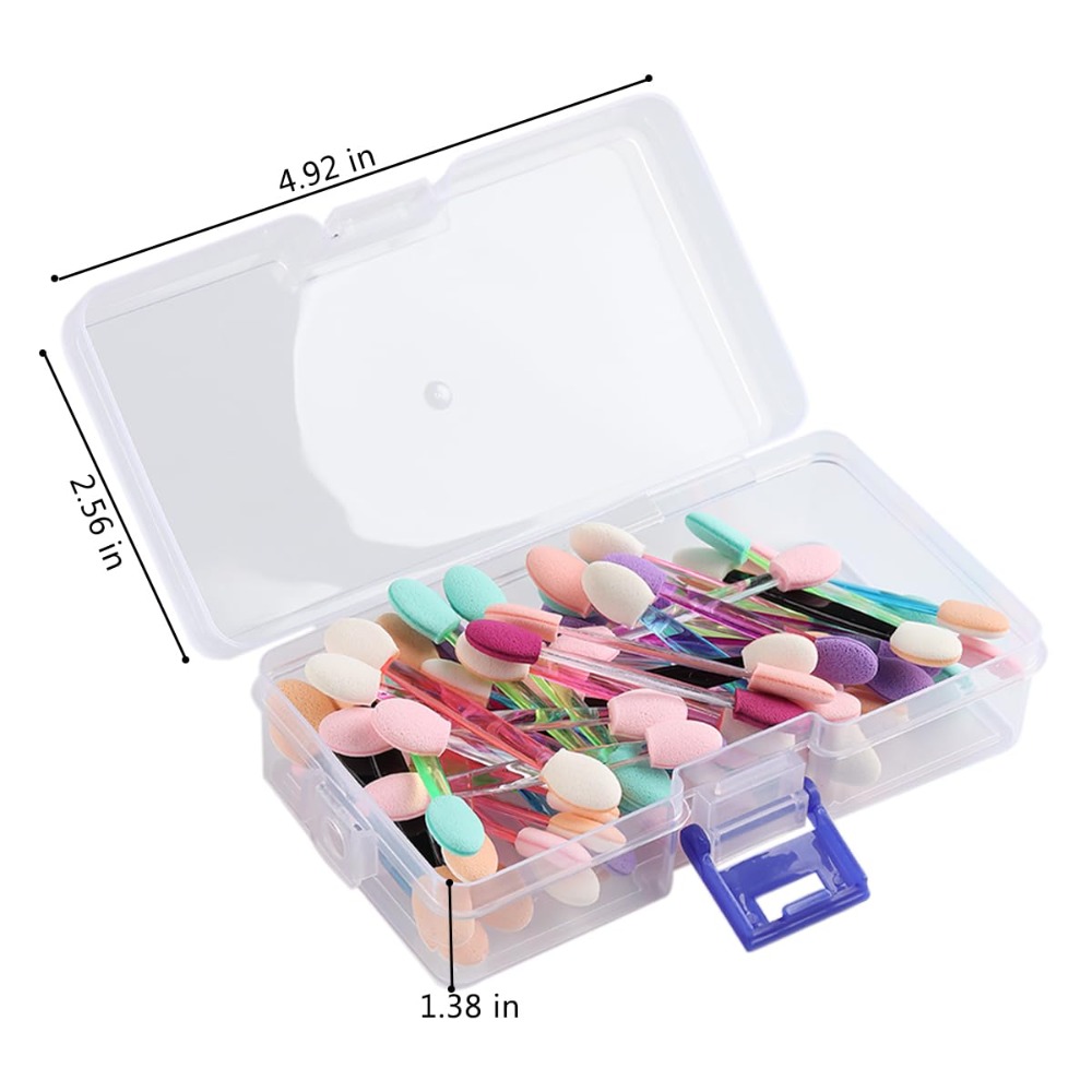 Fcozpjk 50個入り クロームネイルパウダーアプリケー - Eyeshadow Glitter Pigment のレビューと価格