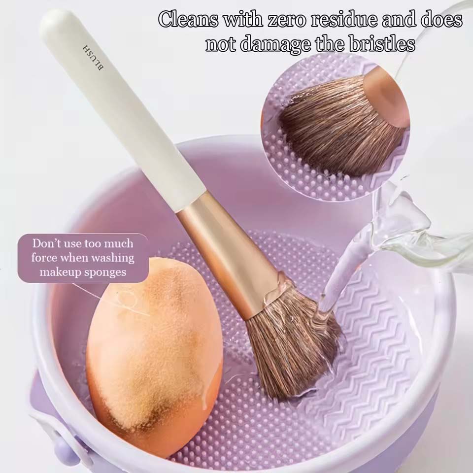 メイクブラシ洗浄ボウルビューティーエッグ洗浄ツール収納セット - Makeup Brush Set のレビューと価格