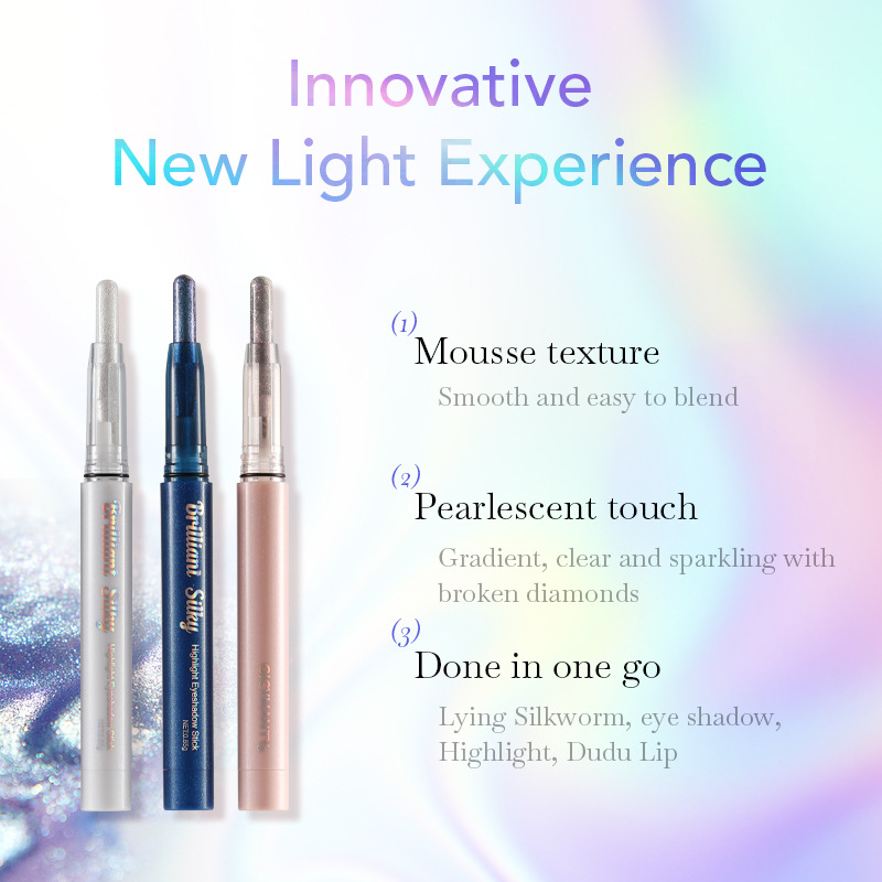 天の川真珠光沢アイシャドウペンアイハイライター光沢のある長期 - Eyeshadow Glitter Pigment のレビューと価格