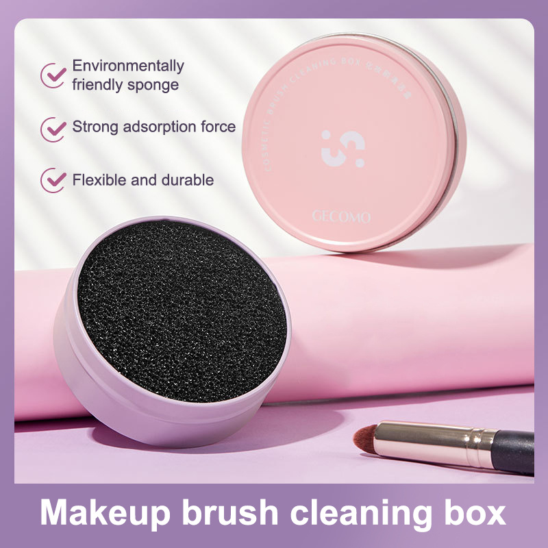 メイクブラシクリーニングボックスクイッククリーンスポンジアイ - Cosmetic Sponge のレビューと価格