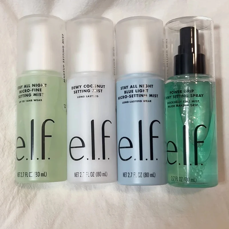 エルフ メイクアップ パワーグリップ デューイ セッティング - Setting Spray のレビューと価格