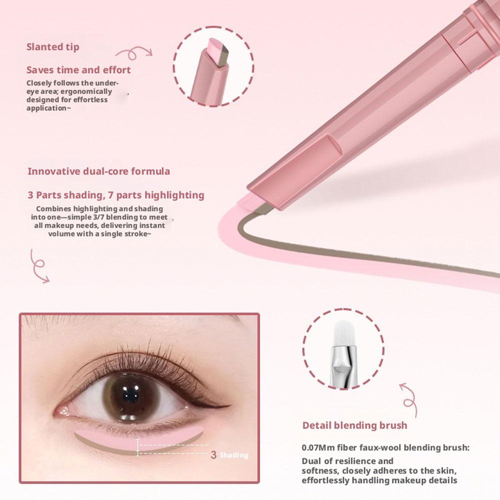 ツートーンエイジョサルスティック1本入り携帯用両端コンターハ - Makeup Brush Set のレビューと価格