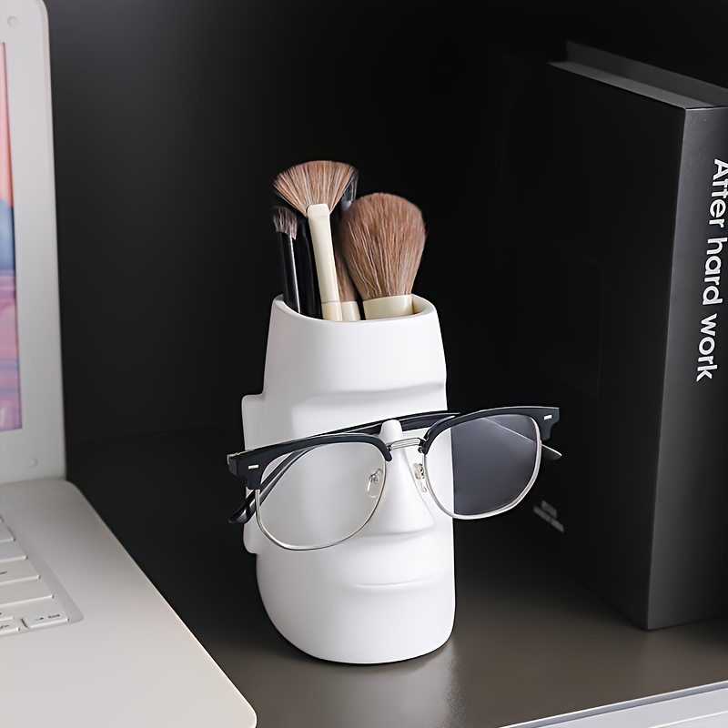 クリエイティブ石像メガネホルダーペンホルダーオフィス学生デス - Beauty Gems Makeup のレビューと価格
