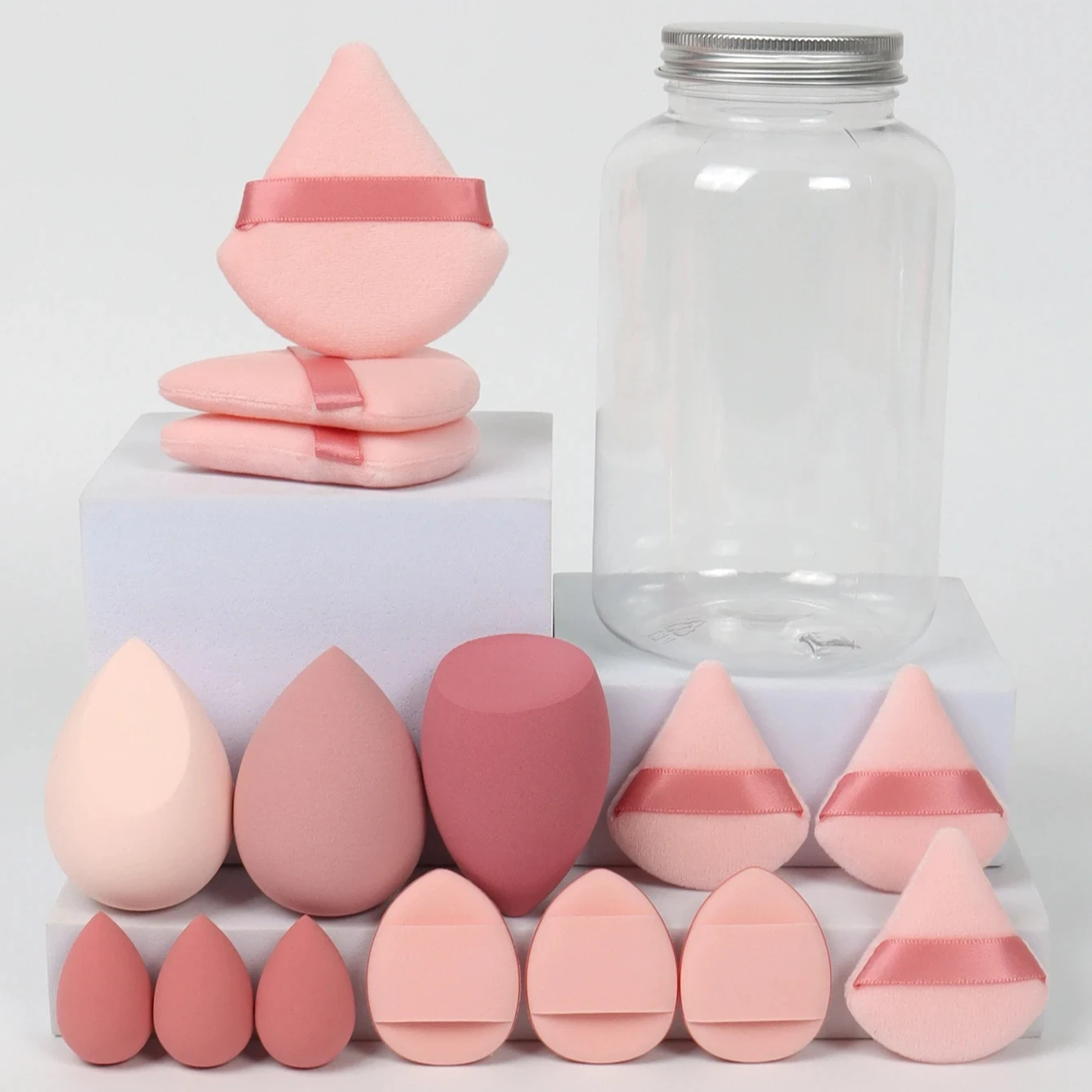 12/15 個メイクアップスポンジ化粧パフファンデーションス - Beauty Makeup Egg のレビューと価格