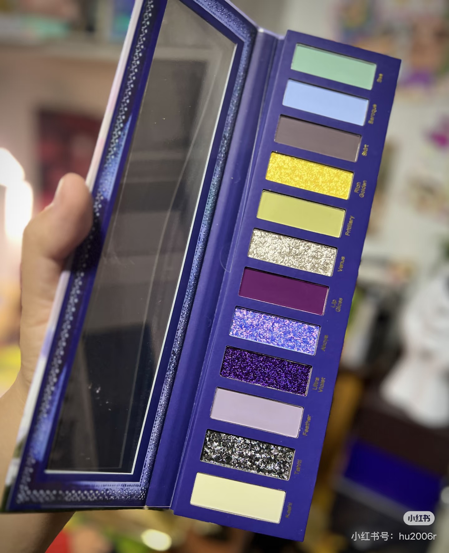 ナリミ パープルカメレオン 14色アイシャドウパレット シマ - Eyeshadow Glitter Pigment のレビューと価格